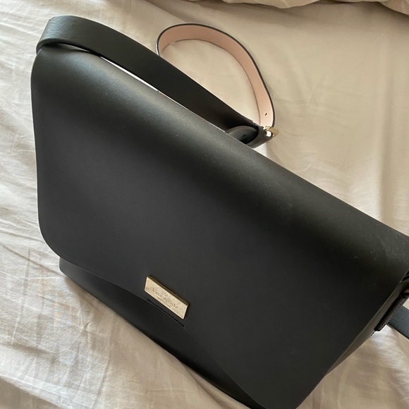 Kate Spade Black Leather Crossbody Bag (Mini Madie Bag) - Picture 3 of 7